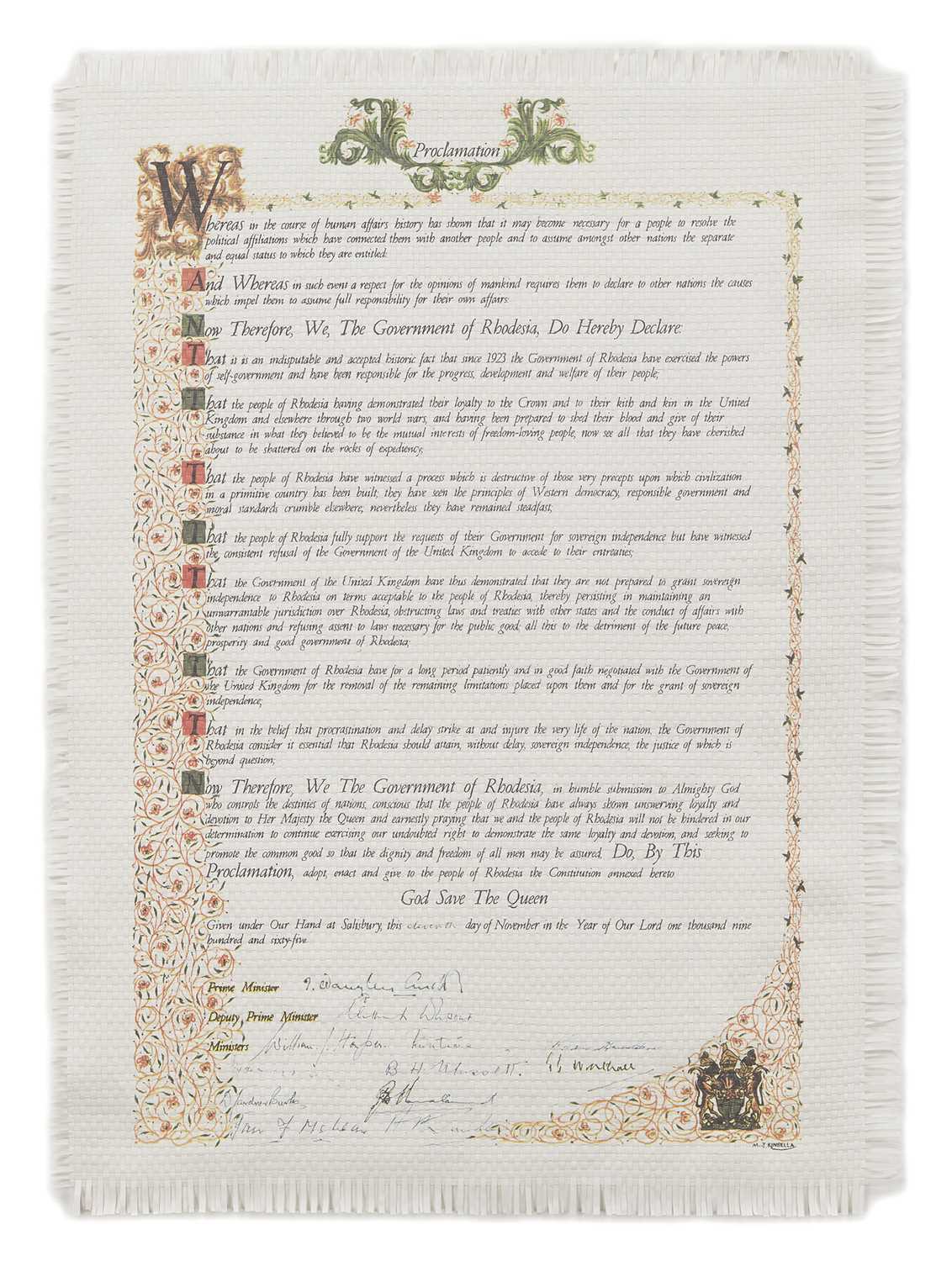 Click for high resolution Lot 70 - Dan Halter (Zimbabwe 1977-)