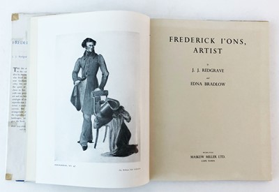 Lot 46 - Redgrave, J. J. and Bradlow, Edna. Frederick I'ons, Artist