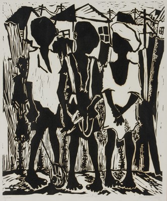 Lot 475 - Thamae Kaashe, b.1971 South Africa, Beasts