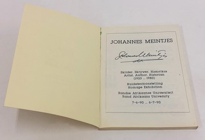 Lot 71 - Homage to Johannes Meintjes