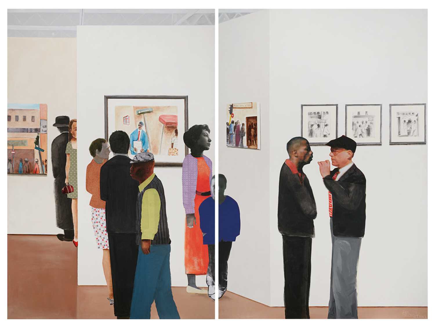 Click for high resolution Lot 124 - Sam Nhlengethwa (South Africa 1955-)