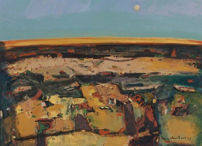 Lot 140 - Nico Roos, South African 1940–2008 , Extensive landscape