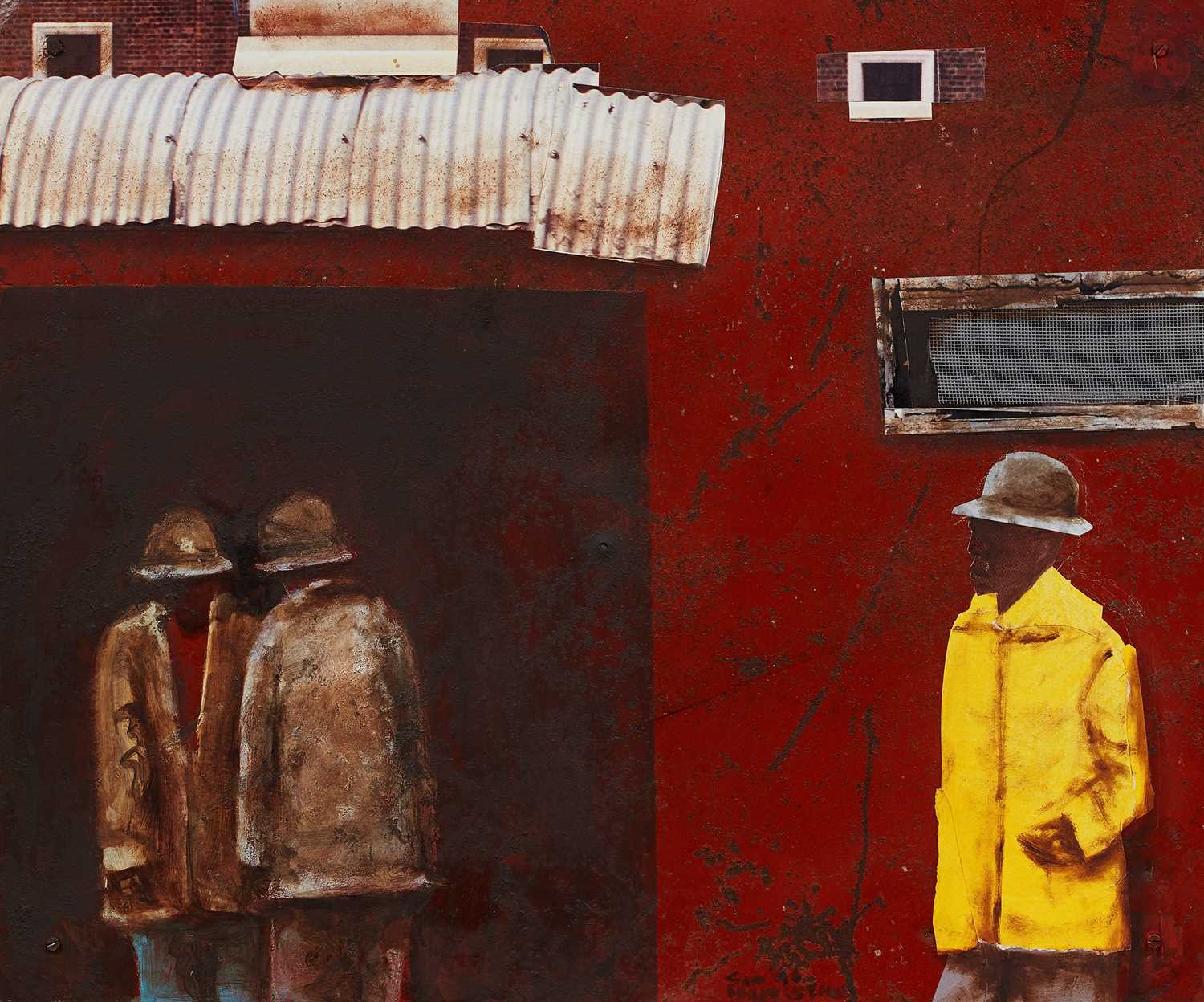 Click for high resolution Lot 121 - Sam Nhlengethwa (South Africa 1955-)