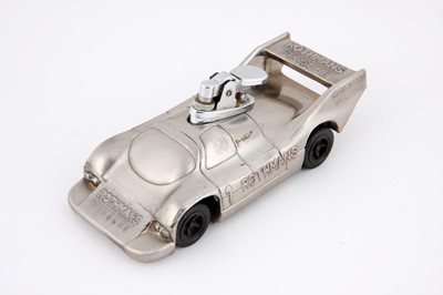 Lot 29 - ,A silver novelty Rothmans Porsche lighter