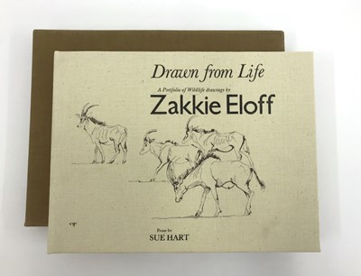 Lot 325 - ,Eloff, Z. Drawn from Life: A Portfolio of Wildlife drawings by Zakkie Eloff