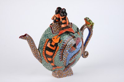Lot 33 - Ardmore Ceramic Studio,Fish and frog teapot