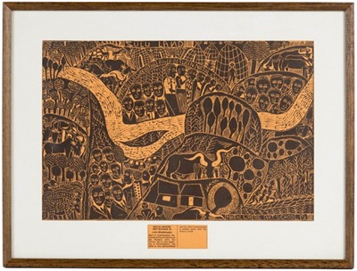 Lot 125 - Dan Rakgoathe, John Muafangejo & Azaria Mbatha (South Africa)