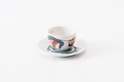 Lot 40 - Cecil Skotnes,A pair of cups and saucers, designed for La Perla