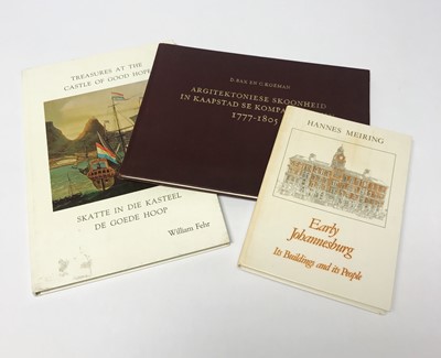 Lot 614 - ,Meiring, H. Early Johannesburg: Its Buildings and its People and two others
