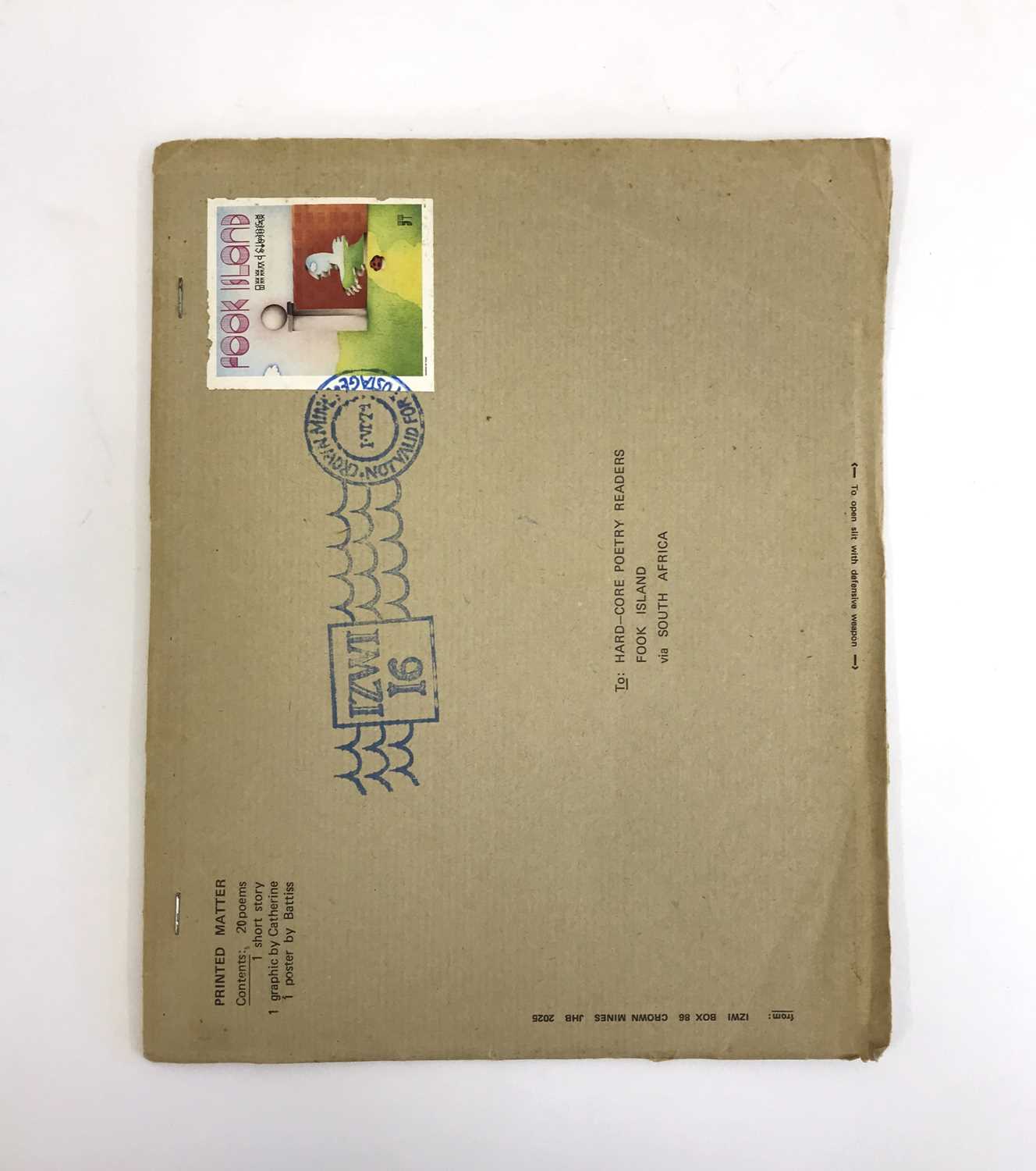 Lot 674 - ,Du Plessis, P., Gray, S., Pretorius, W. and Roberts, S. Izwi: Voice/Stem