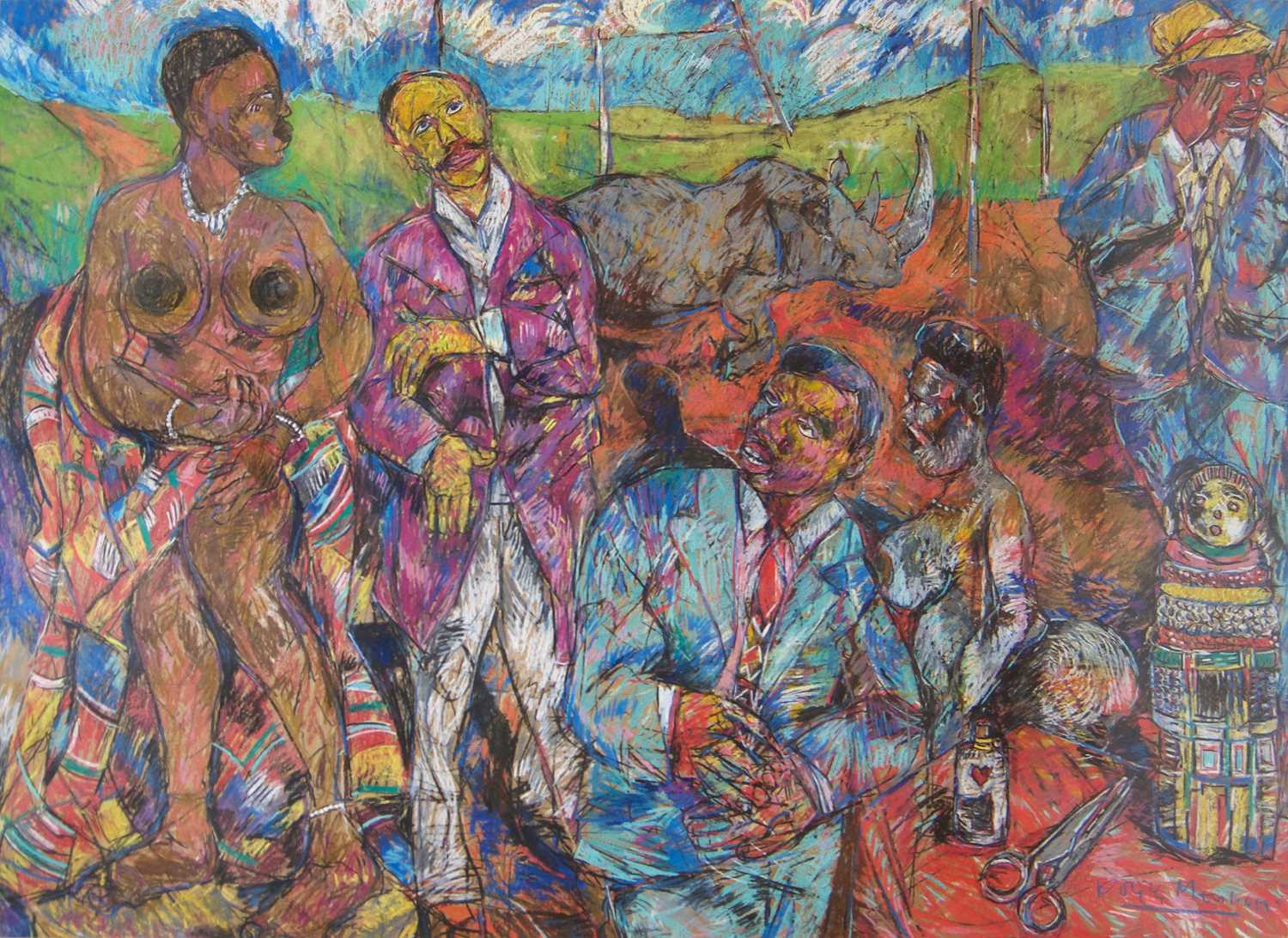 Lot 11 - Xolile Mtakatya (South Africa 1968-)