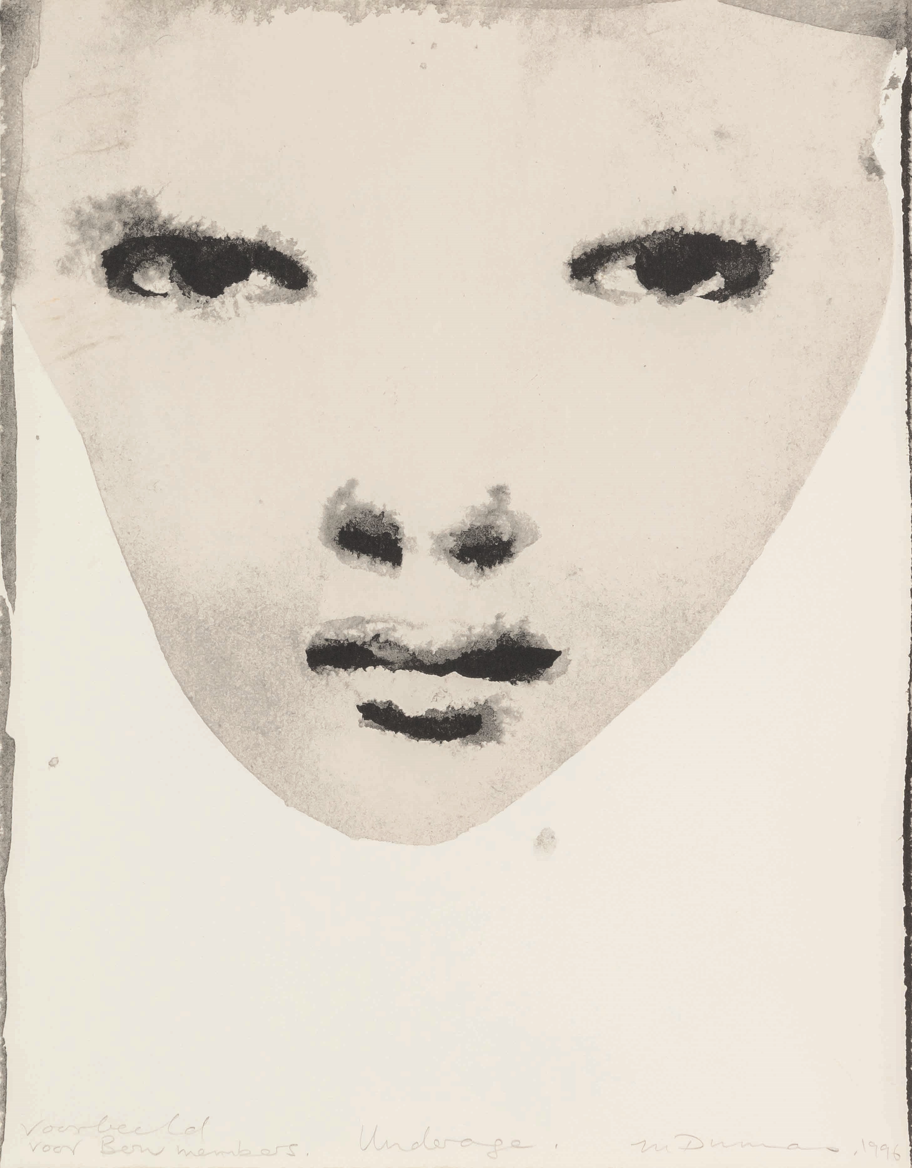 Lot 6 - Marlene Dumas (South Africa 1953-)