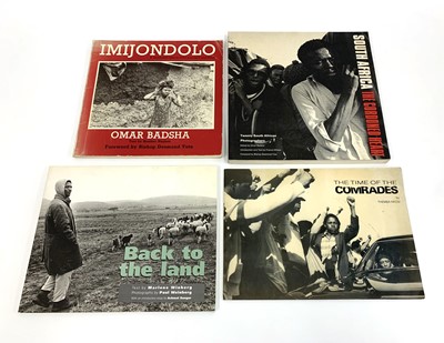 Lot 50 - , 'South Africa: The Cordoned Heart' by Omar Badsha, and six others