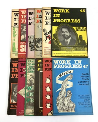 Lot 59 - , A set of 12 rare 'Work In Progess' magazines, and eight others.