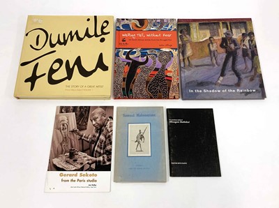 Lot 74 - , 'Dumile Feni: The Story of a Great Artist' Vol. 1 by Prince Mbusi Dube, and twelve others
