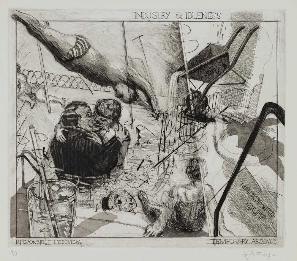 Click for high resolution Lot 85 - William Kentridge (South Africa 1955-)