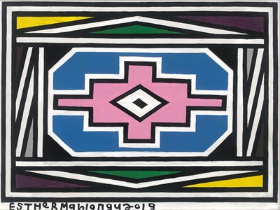 Lot 98 - Esther Mahlangu (South Africa 1935-)