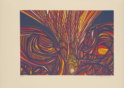 Lot 202 - Cecil Skotnes, Song of the Gold Coming in II (from the Man's Gold portfolio)