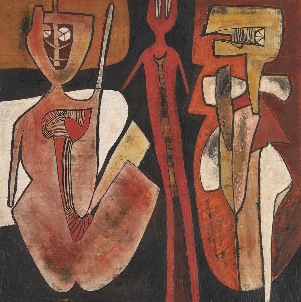 Click for high resolution Lot 20 - Cecil Skotnes (South Africa 1926-2009)