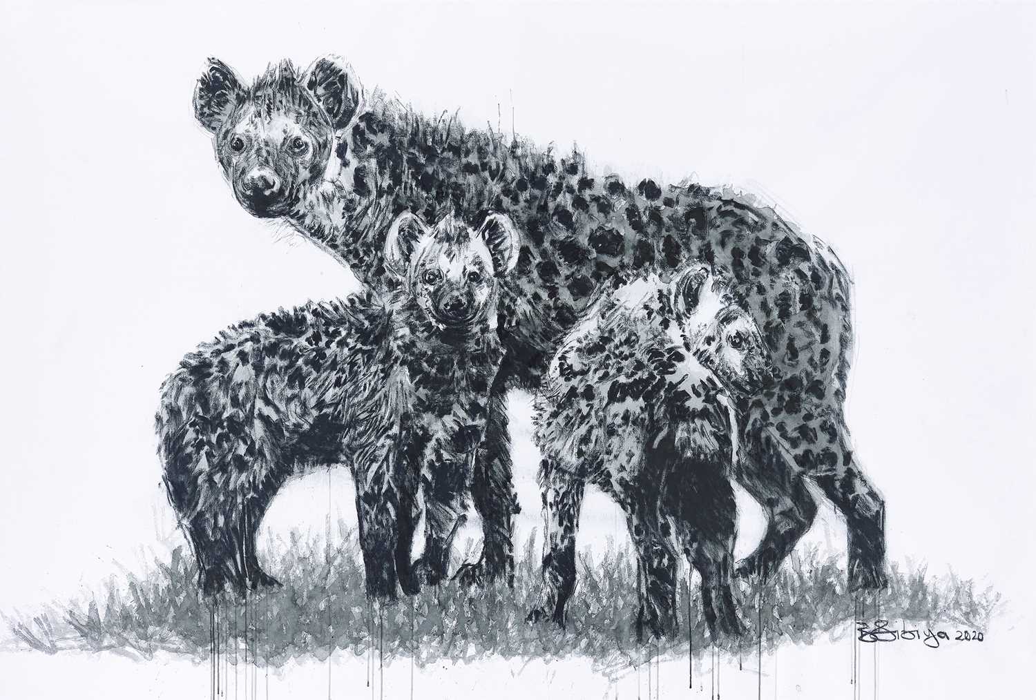 Click for high resolution Lot 67 - Bambo Sibiya (South Africa 1986-)