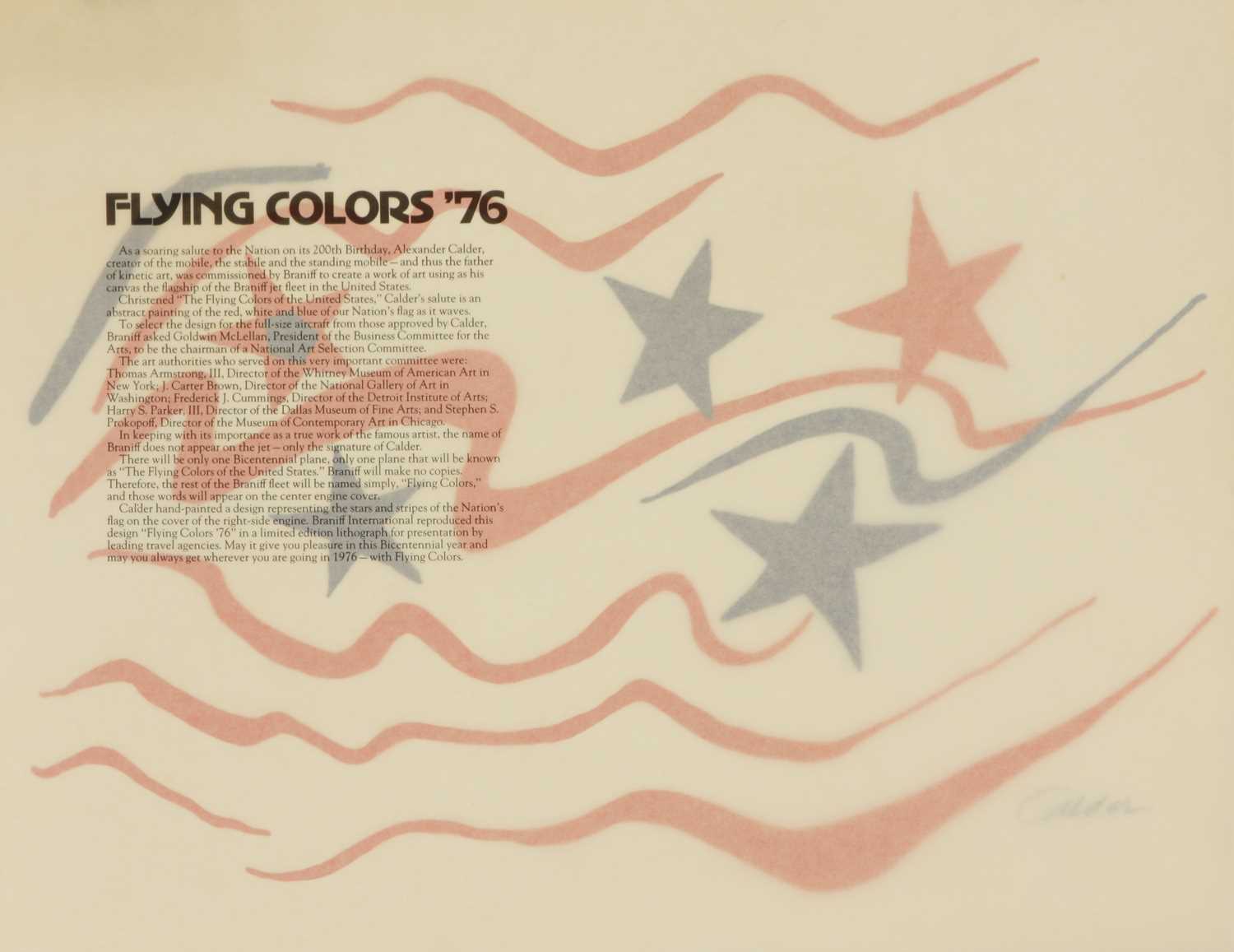 Lot 76 - Alexander Calder (American 1898-1976)