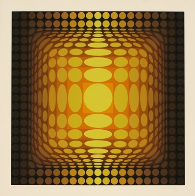 Lot 73 - Victor  Vasarely (Hungarian-French 1907-1997)