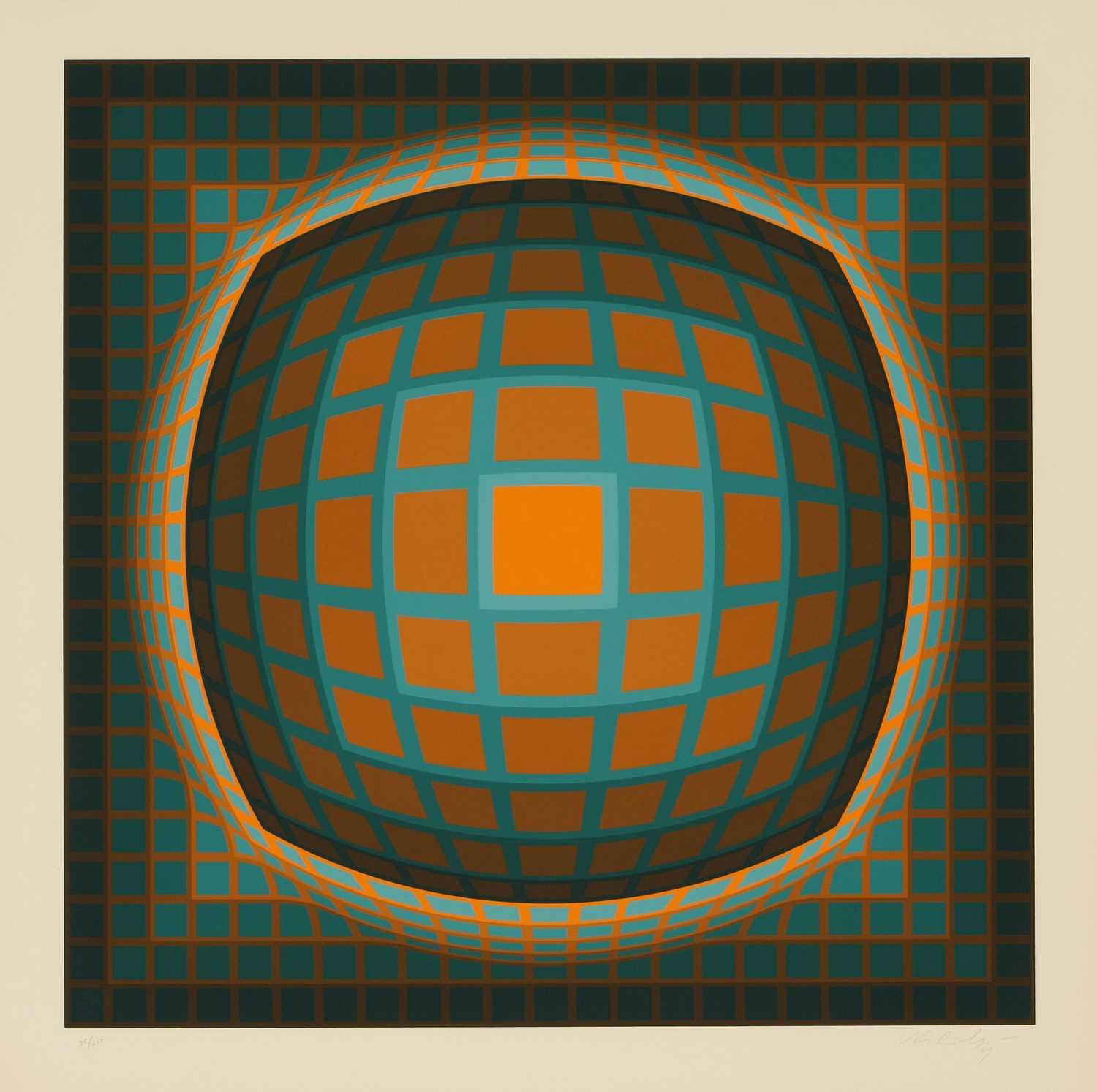 Lot 76 - Victor  Vasarely (Hungarian-French 1907-1997)