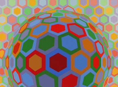 Lot 78 - Victor  Vasarely (Hungarian-French 1907-1997)
