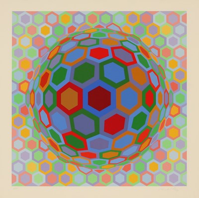 Lot 78 - Victor  Vasarely (Hungarian-French 1907-1997)