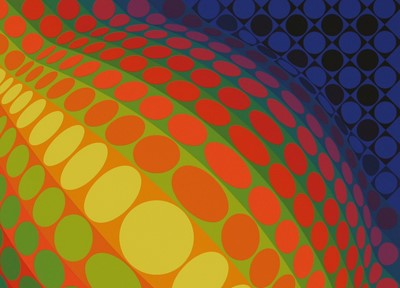 Lot 72 - Victor  Vasarely (Hungarian-French 1907-1997)