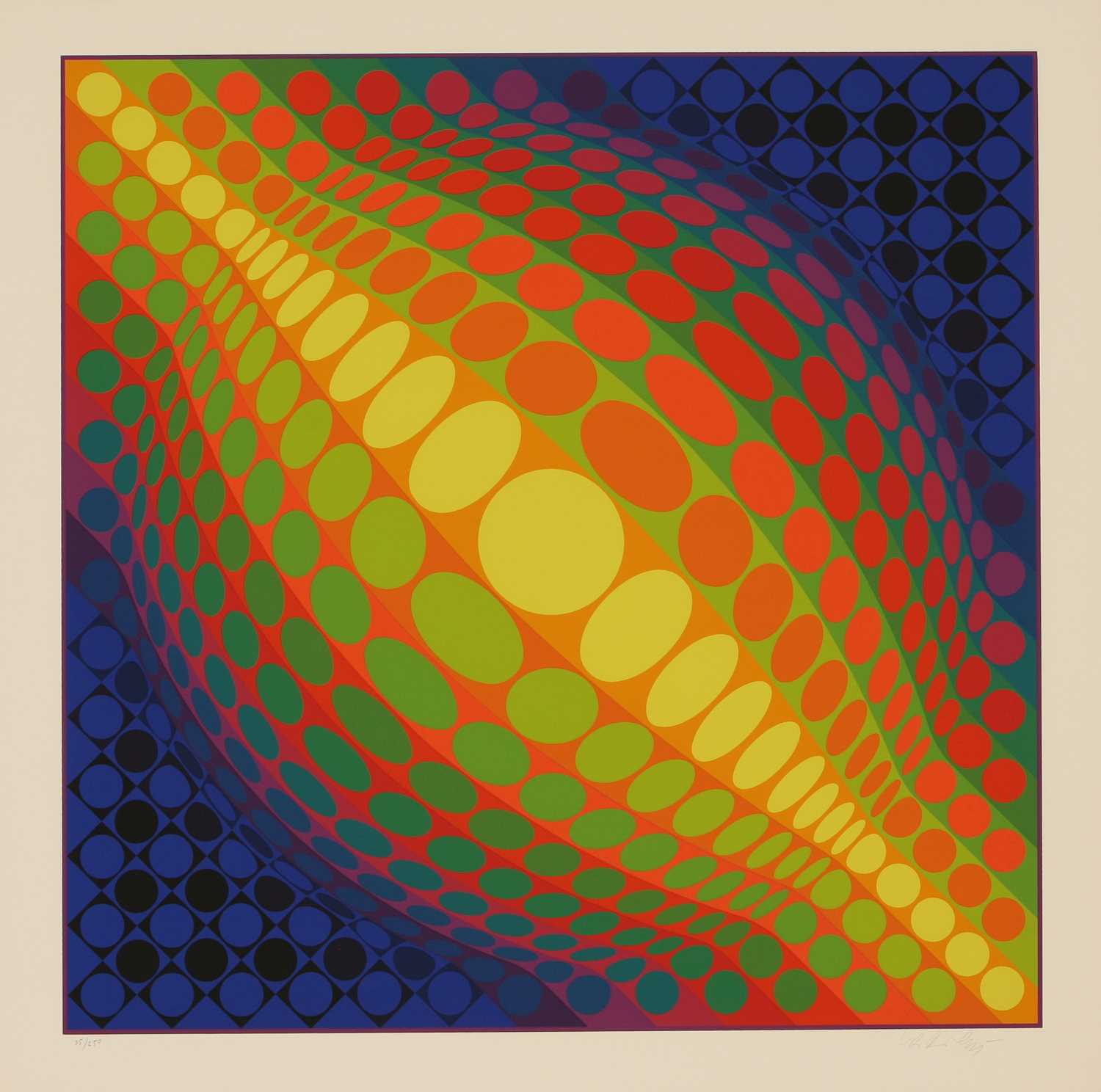 Lot 72 - Victor  Vasarely (Hungarian-French 1907-1997)