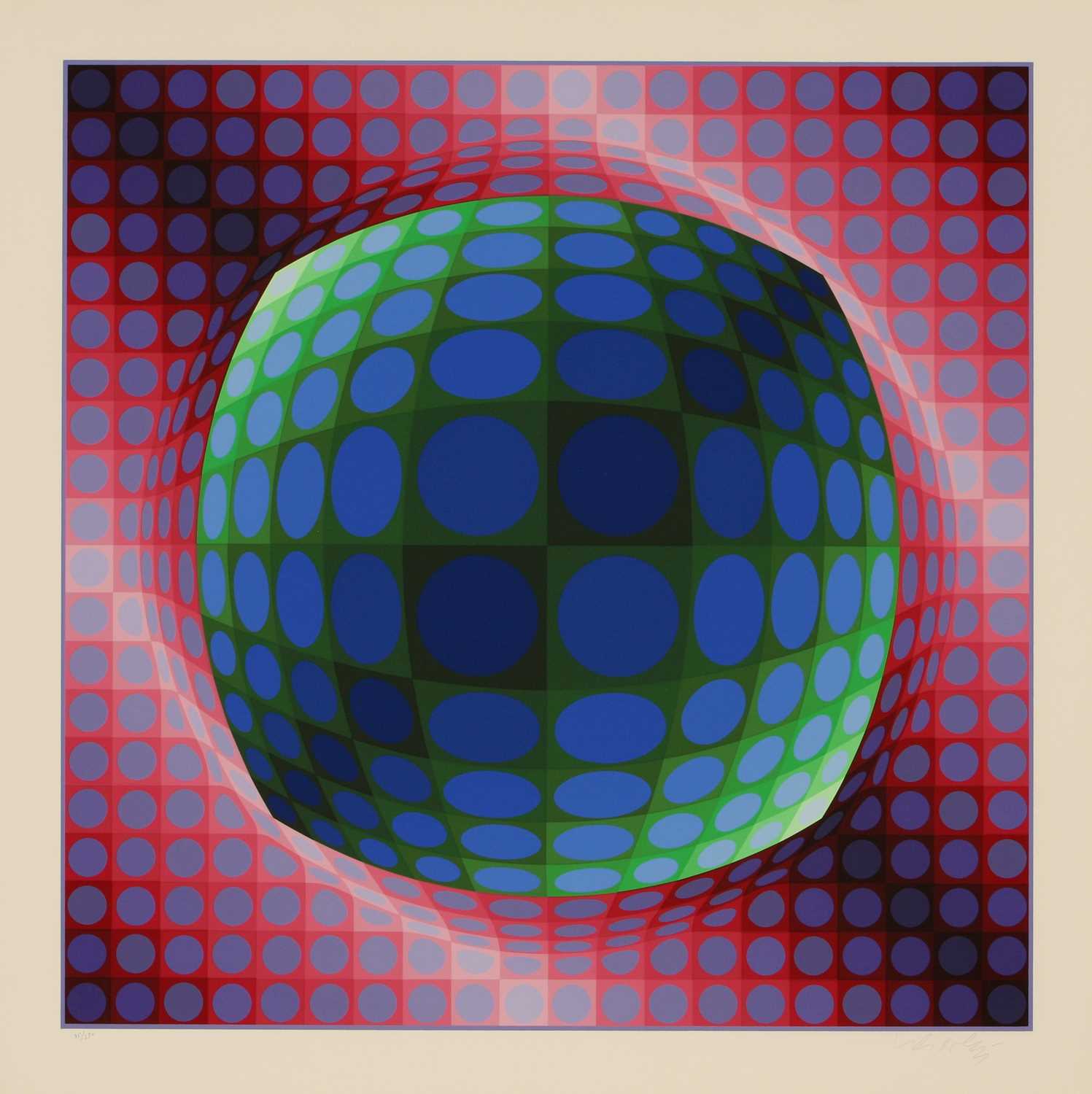 Lot 74 - Victor  Vasarely (Hungarian-French 1907-1997)