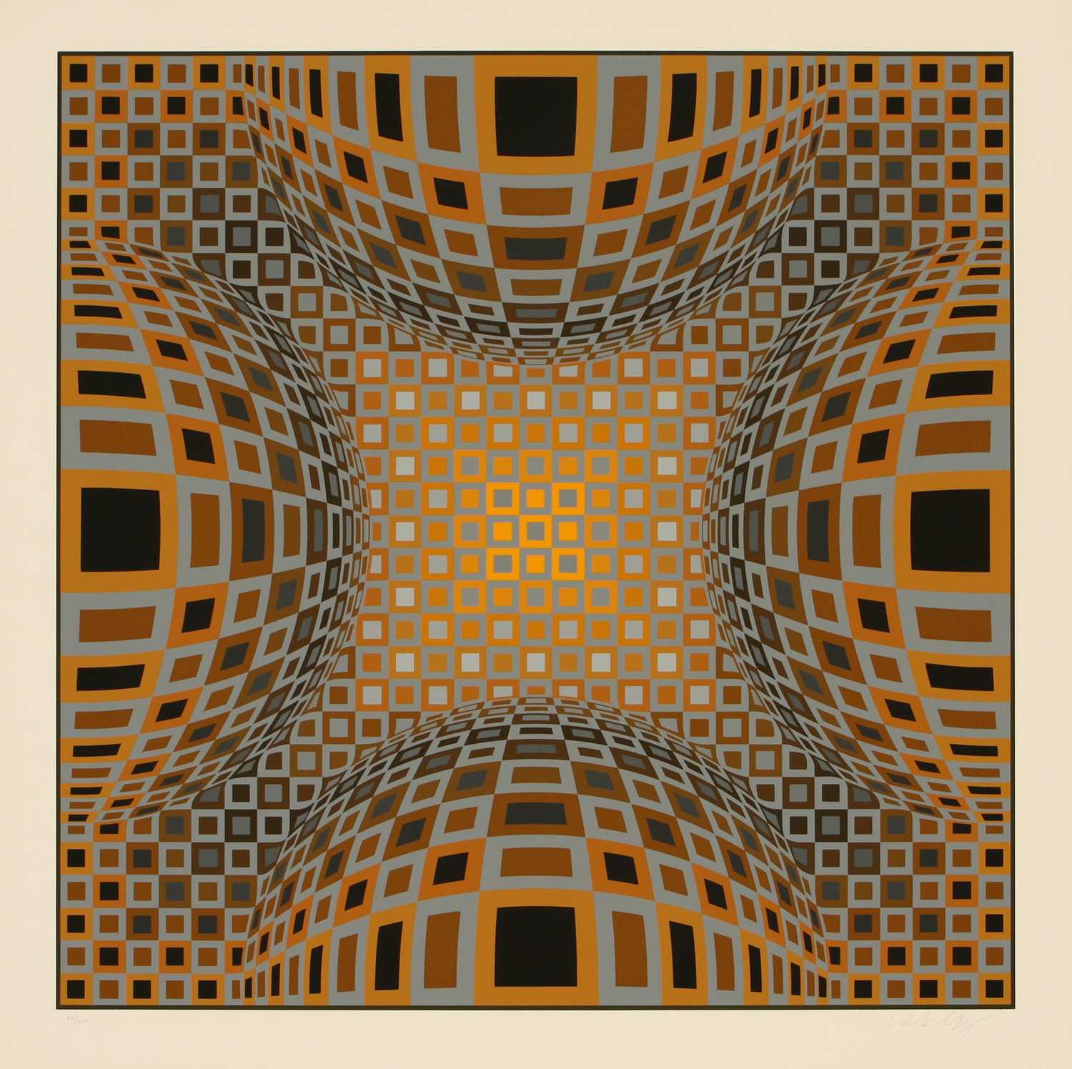 Lot 77 - Victor  Vasarely (Hungarian-French 1907-1997)