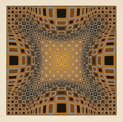 Lot 77 - Victor  Vasarely (Hungarian-French 1907-1997)