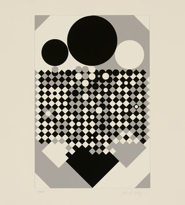 Lot 82 - Victor  Vasarely (Hungarian-French 1907-1997)