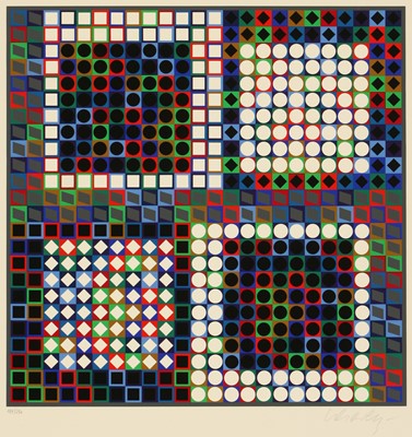 Lot 80 - Victor  Vasarely (Hungarian-French 1907-1997)