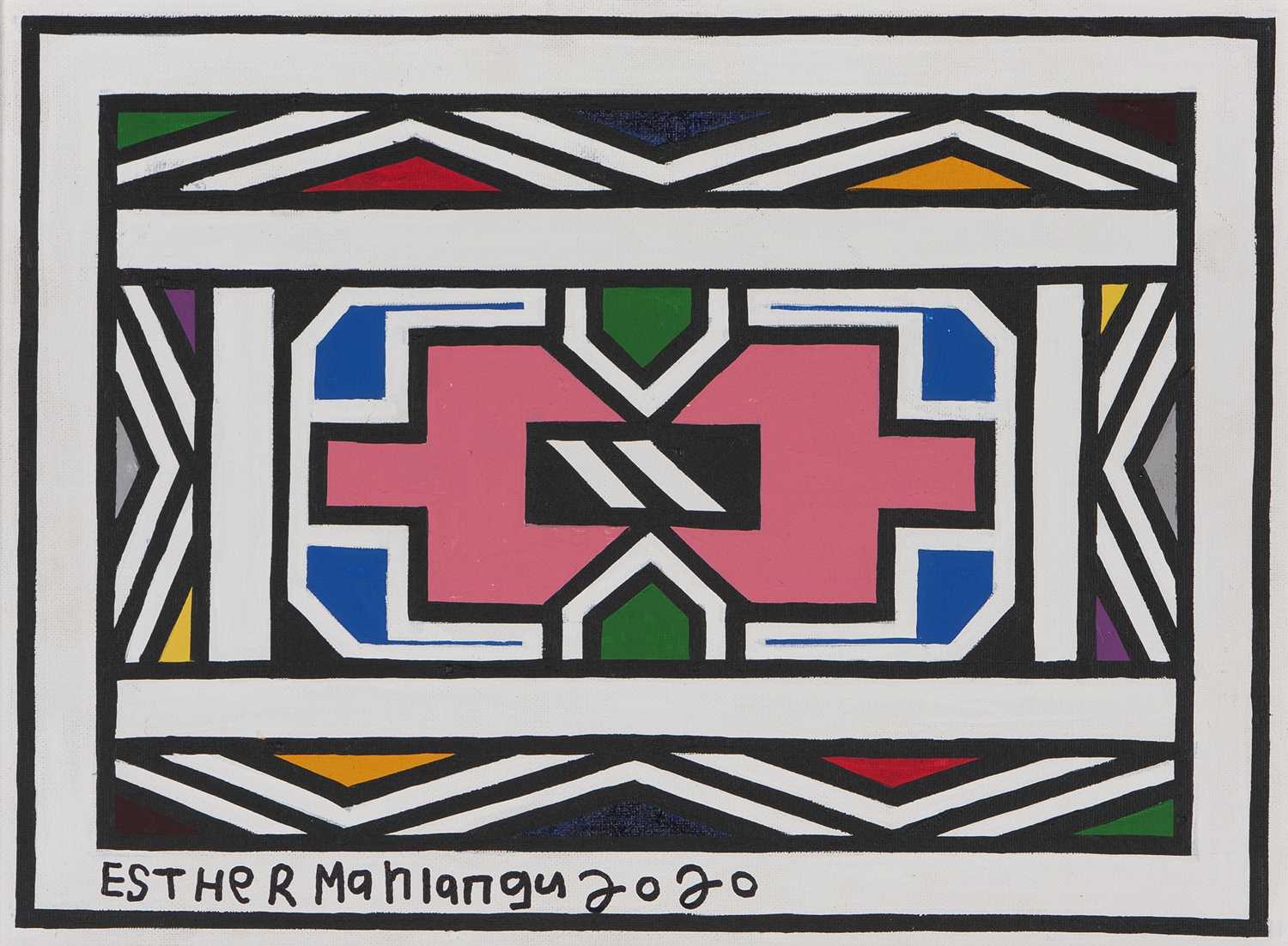 Lot 15 - Esther Mahlangu (South Africa 1935-)