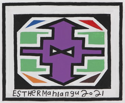 Lot 8 - Esther Mahlangu (South Africa 1935-)