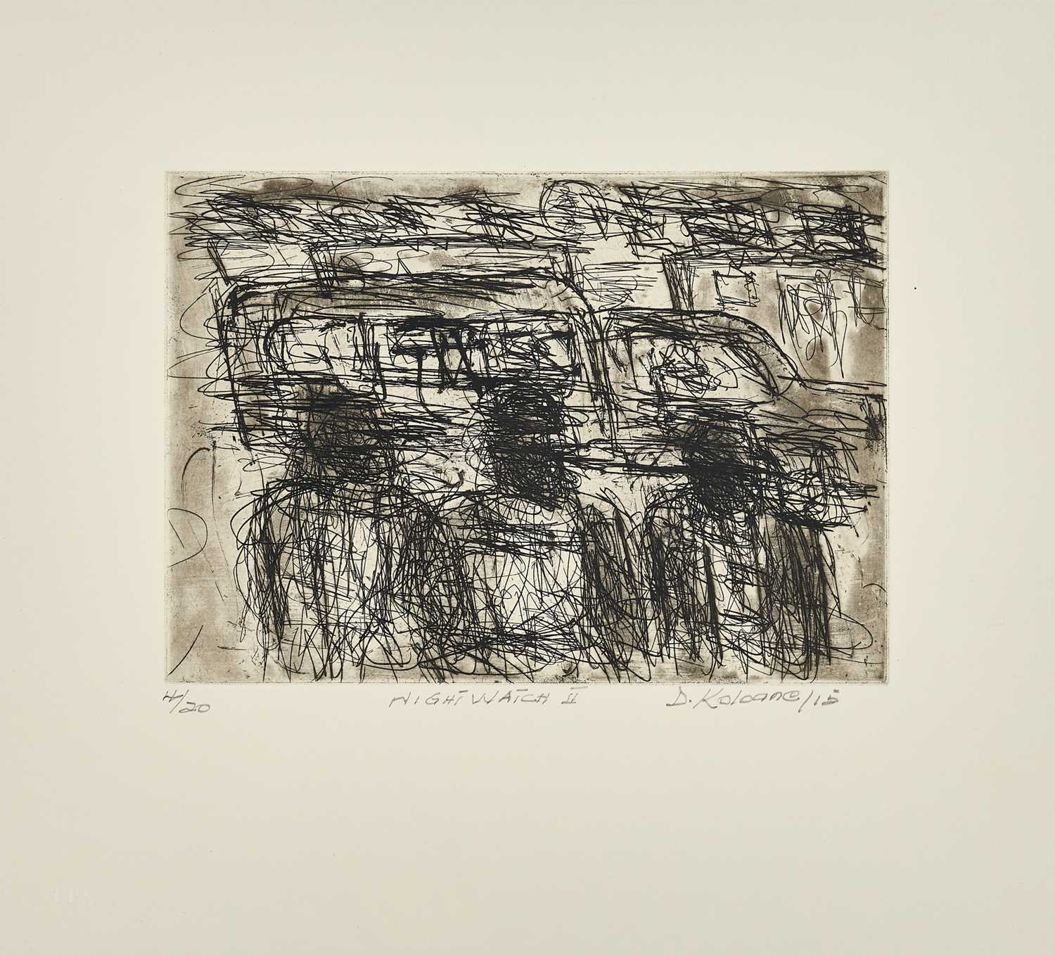 Click for high resolution Lot 44 - David Koloane (South Africa 1938-2019)