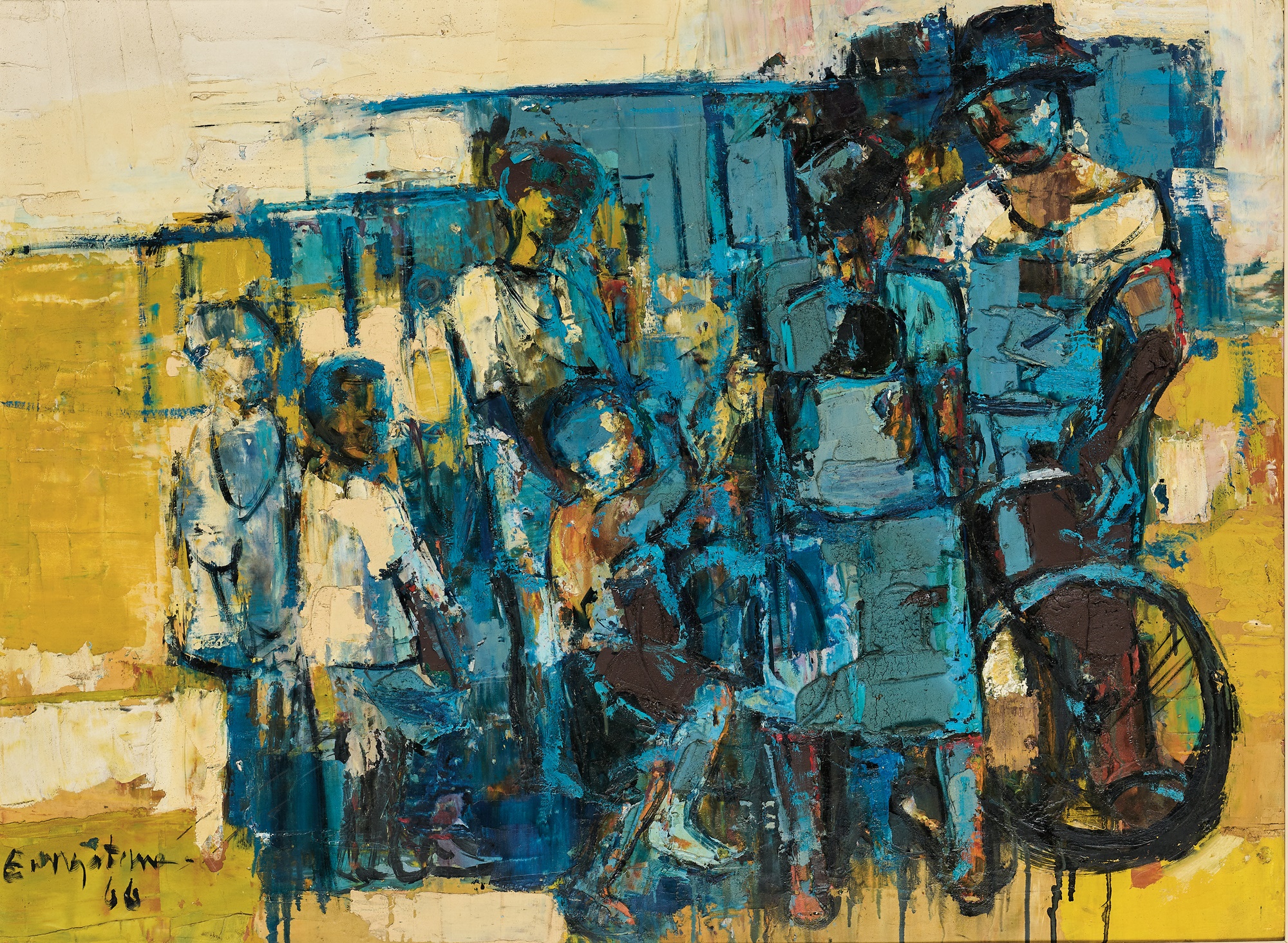 Lot 17 - Ephraim Ngatane (South Africa 1938-1971)