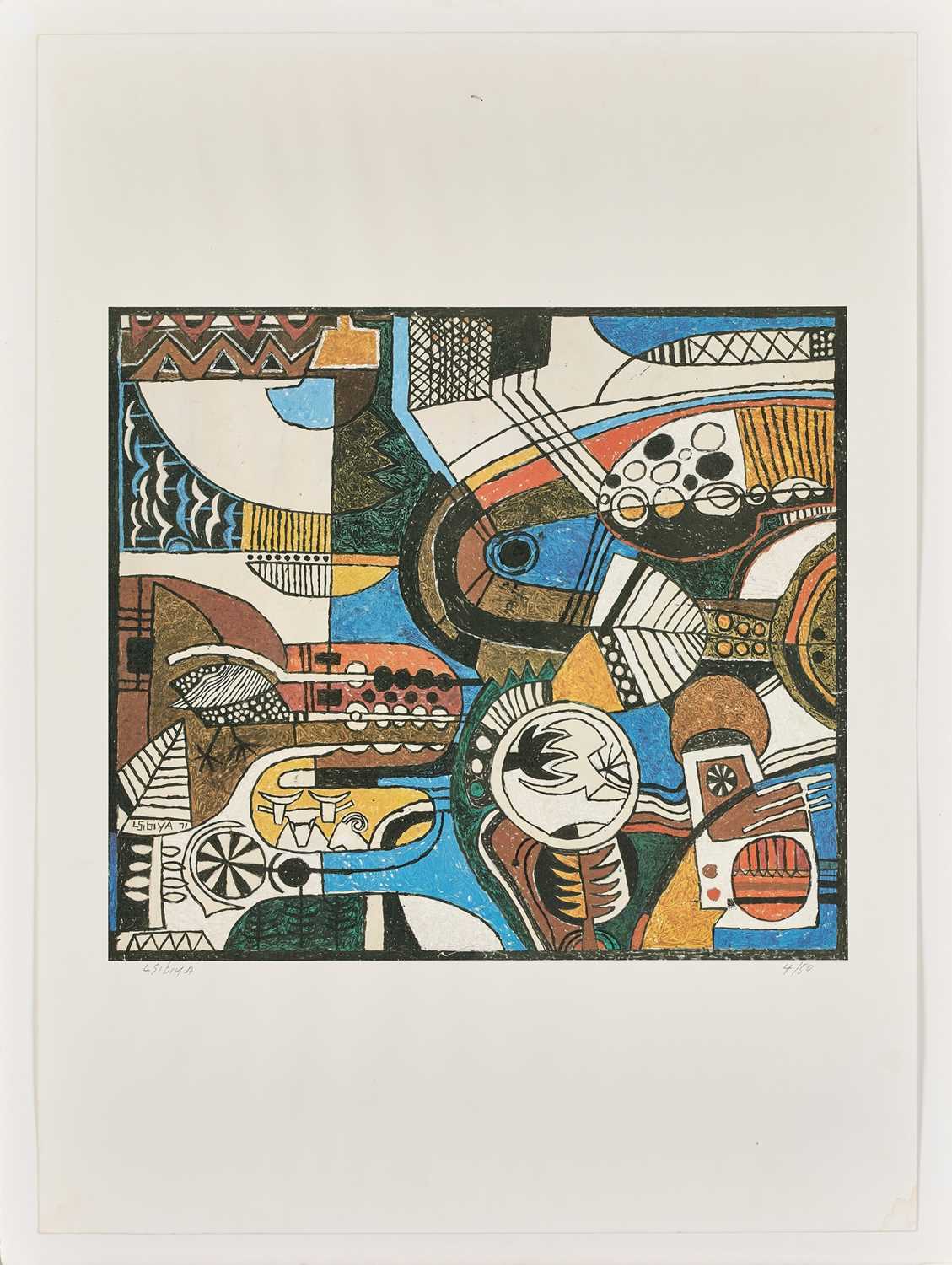 Click for high resolution Lot 9 - Lucky  Sibiya  (South Africa 1942-1999)
