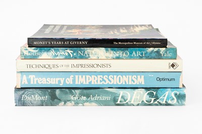 Lot 107 - A collection of books on Impressionism