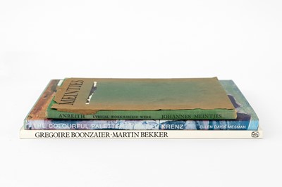 Lot 199 - Three books on South African Modern Artists including Boonzaier, Krenz and Meintjes