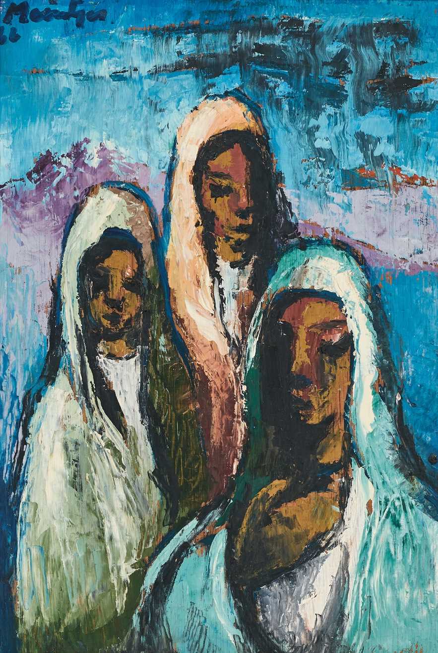 Lot 128 - Johannes Meintjes (South Africa 1923-1980)