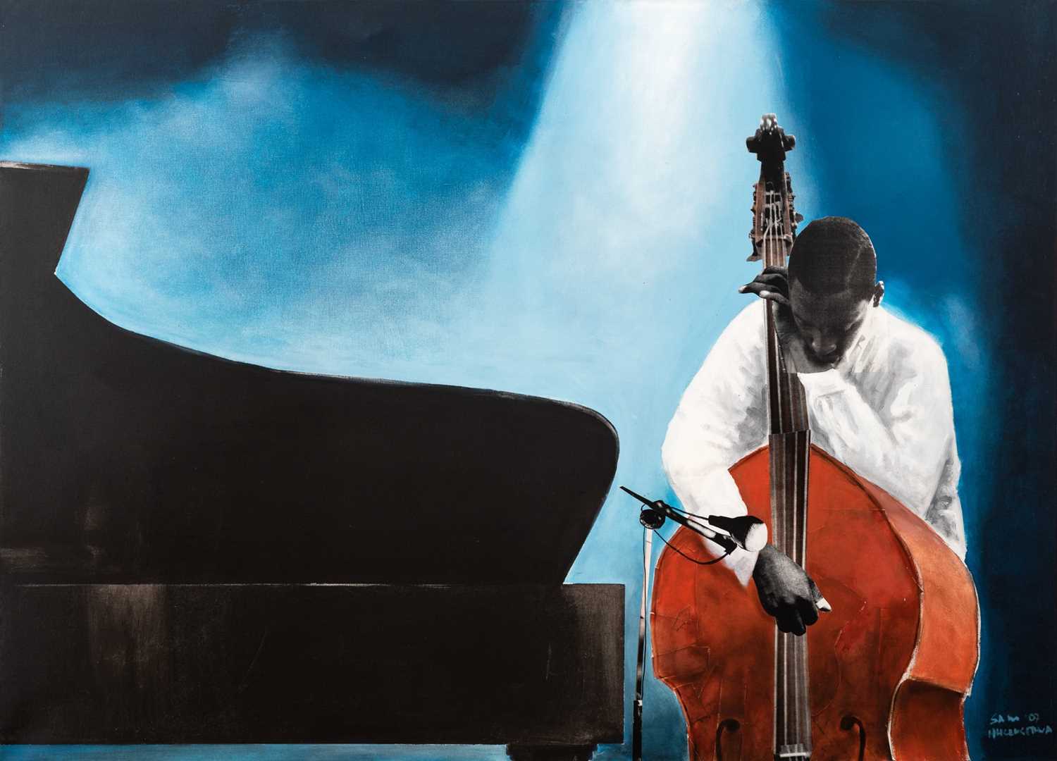 Click for high resolution Lot 94 - Sam Nhlengethwa (South Africa 1955-)